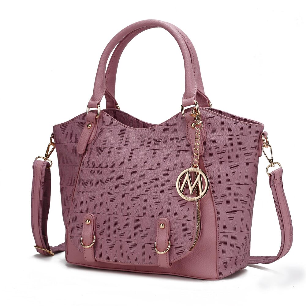 8736 Shoulder Bag , PU Leather Pocketbook Top-Handle Crossbody Purse Tote